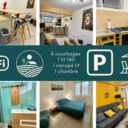 Studio 40m2 plein pied avec parking Jussac Extérieur photo